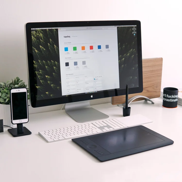 Printed UI style guide pages